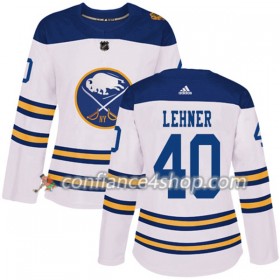 Adidas Maillot de Hockey Buffalo Sabres Robin Lehner 40 2018 Winter Classic Blanc Authentic - Femme